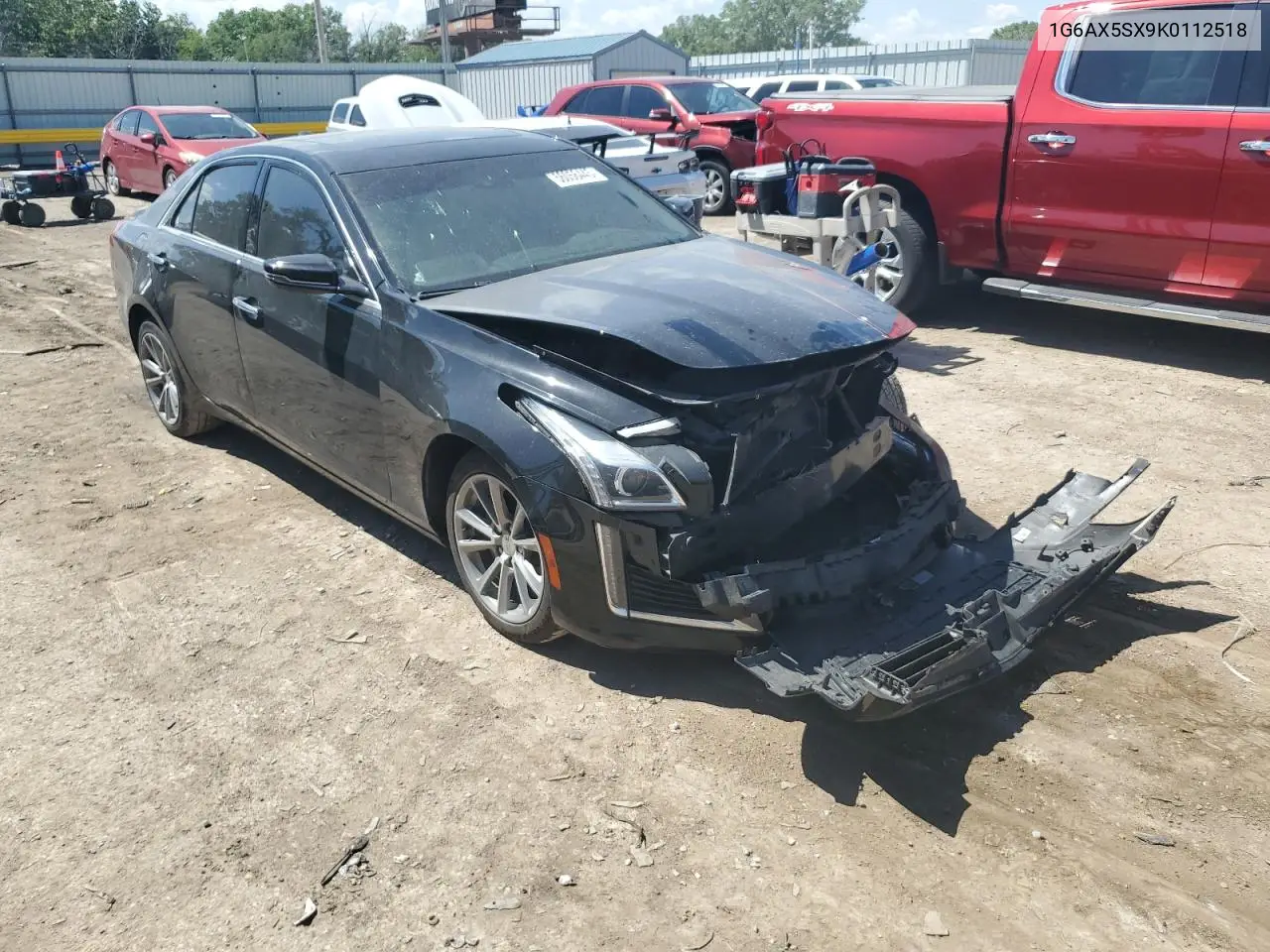 2019 Cadillac Cts Luxury VIN: 1G6AX5SX9K0112518 Lot: 56056445