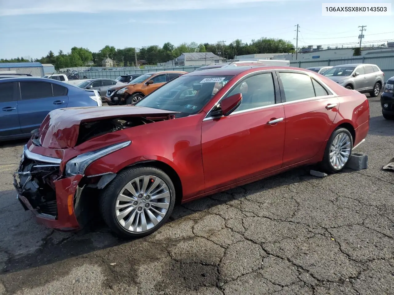 2019 Cadillac Cts Luxury VIN: 1G6AX5SX8K0143503 Lot: 56357225