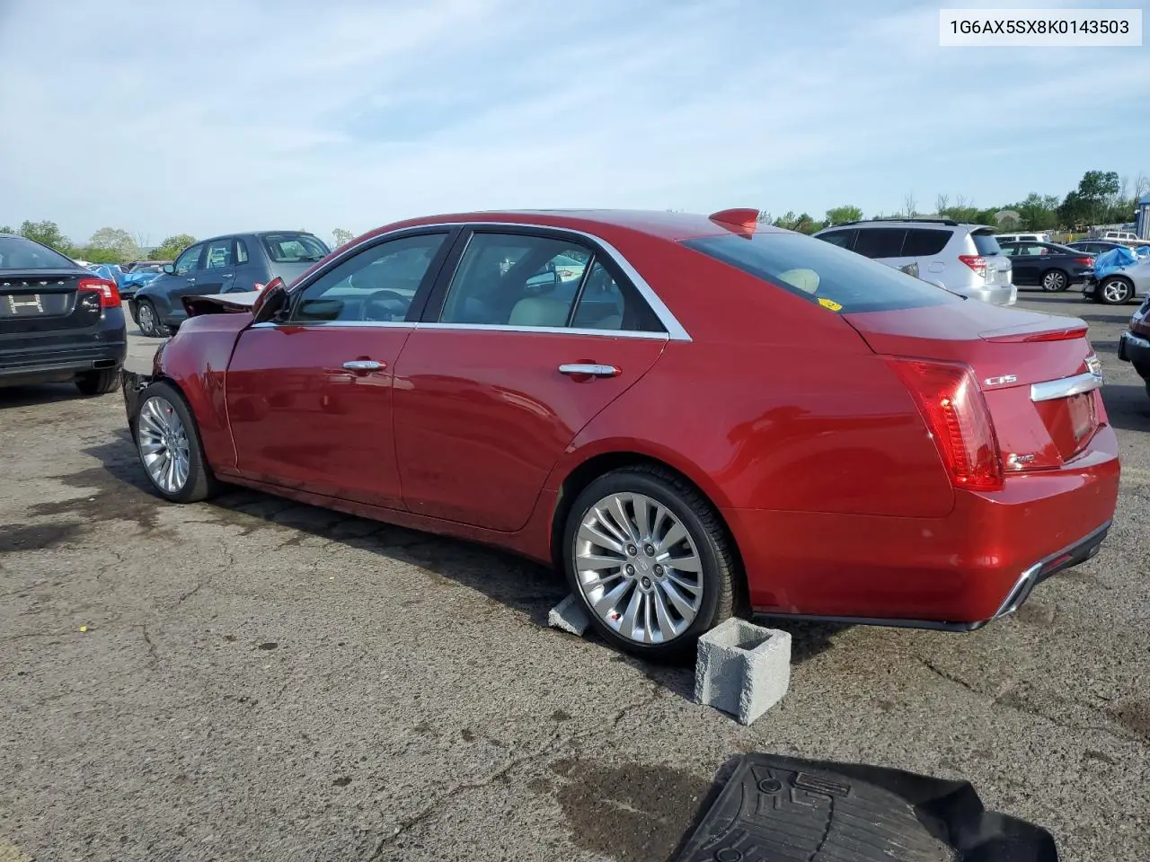 2019 Cadillac Cts Luxury VIN: 1G6AX5SX8K0143503 Lot: 56357225