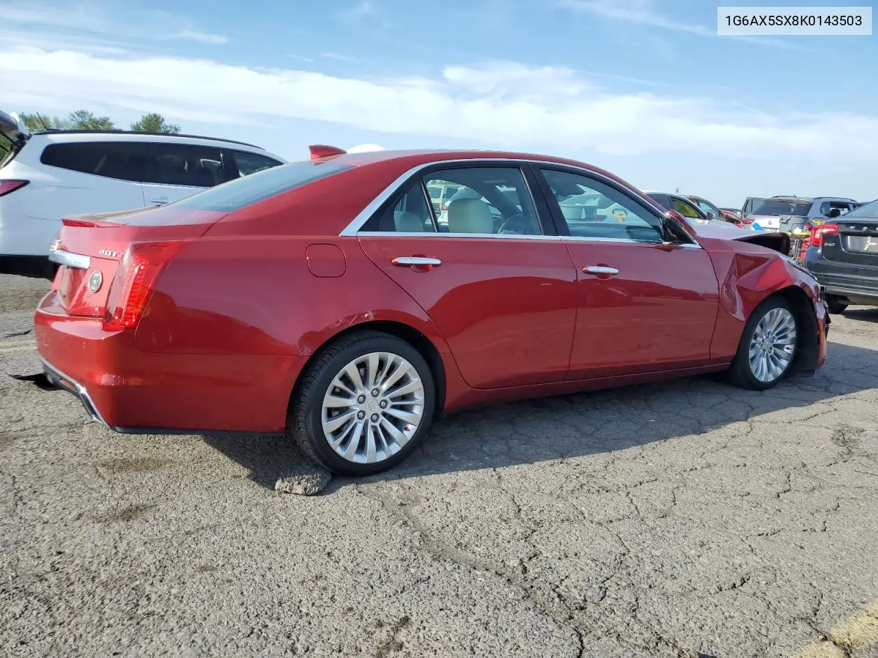 2019 Cadillac Cts Luxury VIN: 1G6AX5SX8K0143503 Lot: 56357225