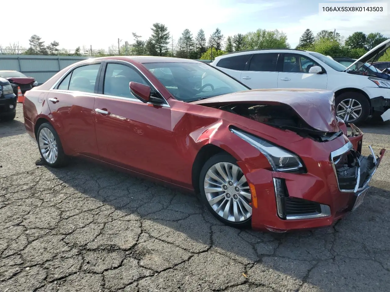 2019 Cadillac Cts Luxury VIN: 1G6AX5SX8K0143503 Lot: 56357225