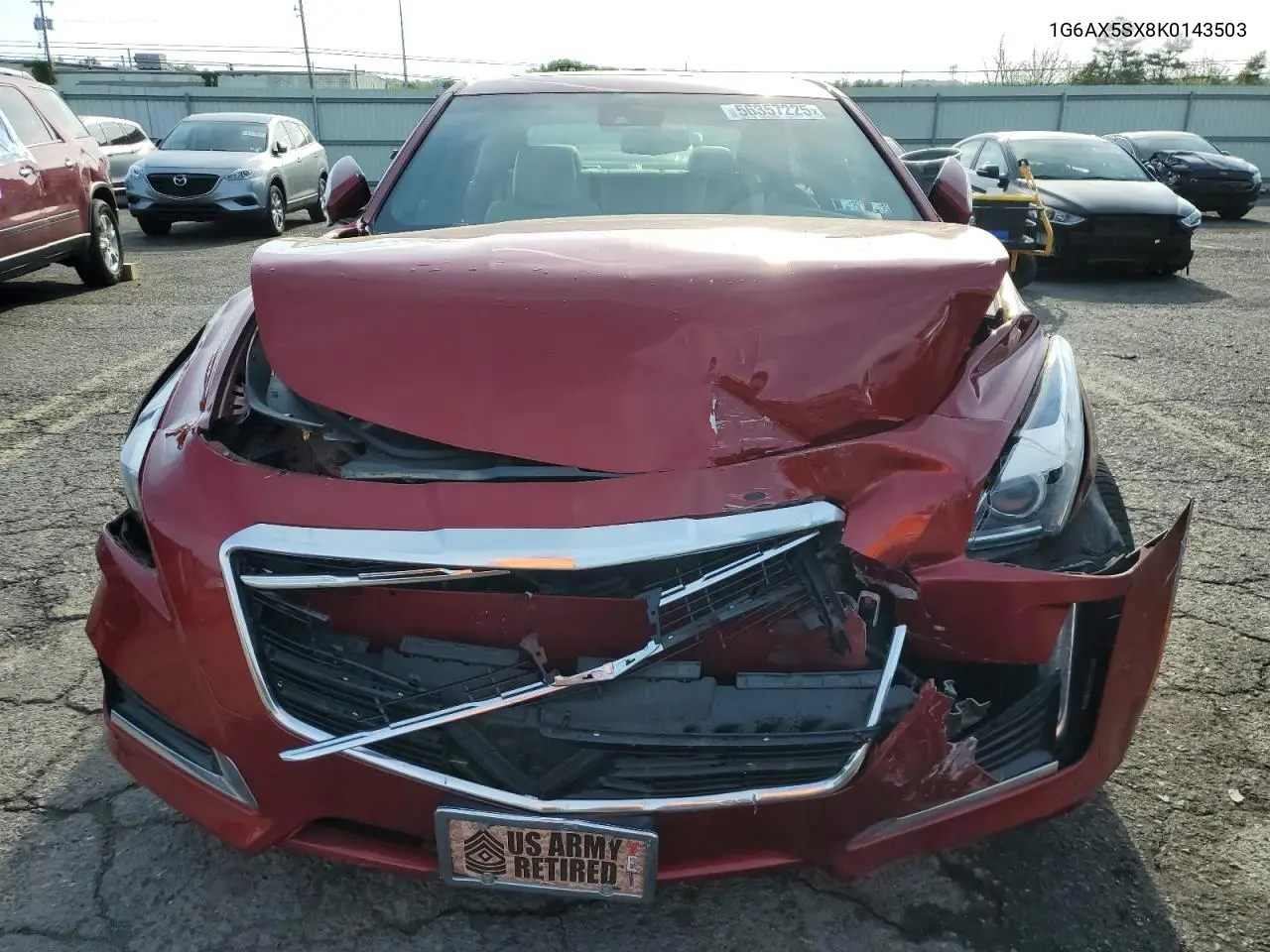 2019 Cadillac Cts Luxury VIN: 1G6AX5SX8K0143503 Lot: 56357225