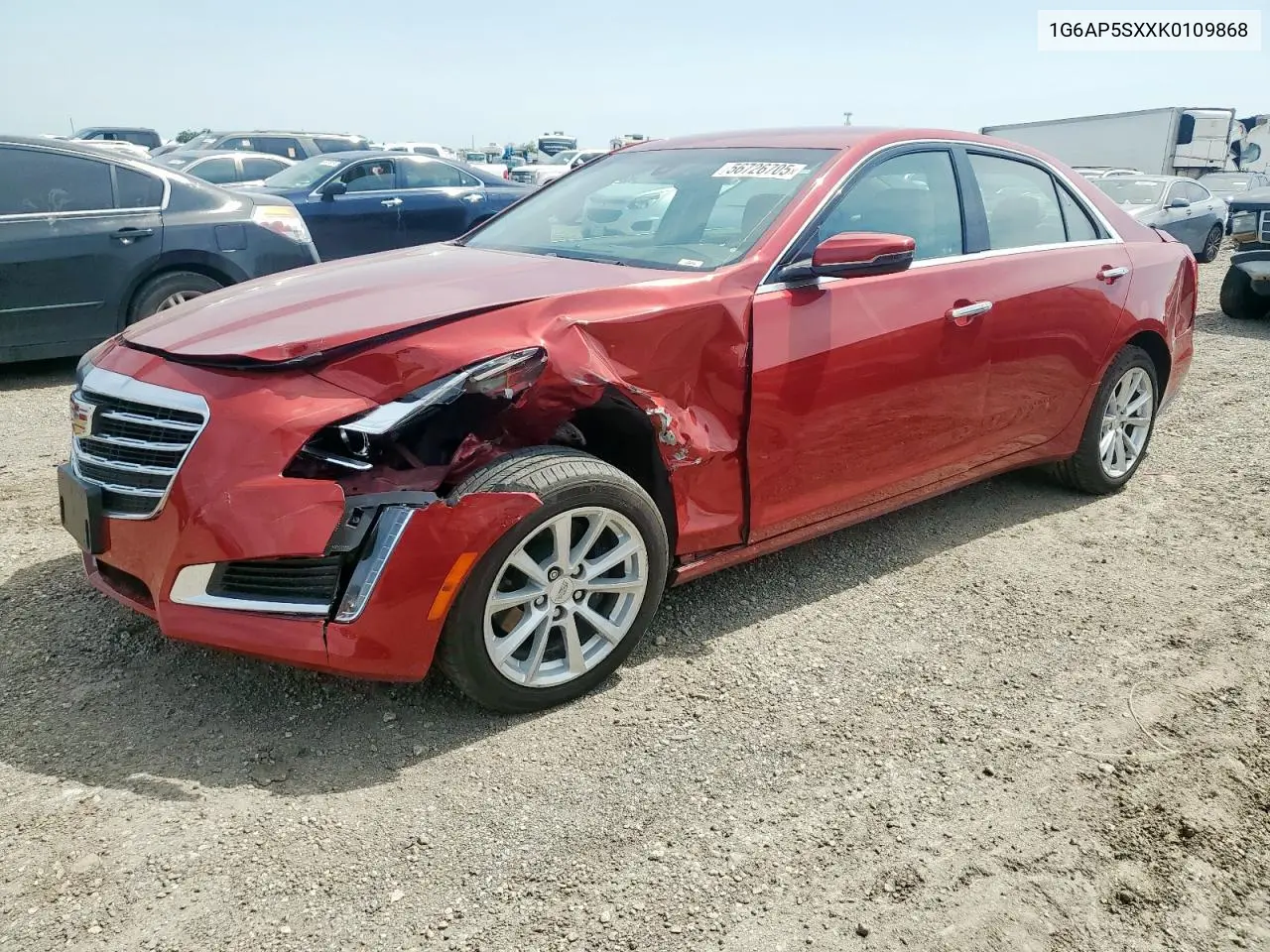 2019 Cadillac Cts VIN: 1G6AP5SXXK0109868 Lot: 56726705