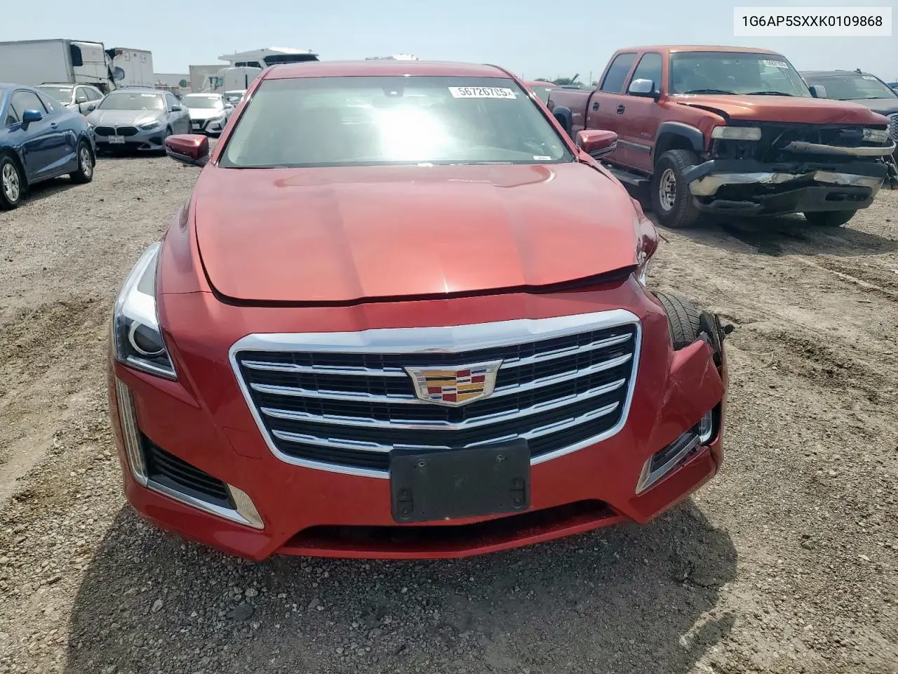 2019 Cadillac Cts VIN: 1G6AP5SXXK0109868 Lot: 56726705