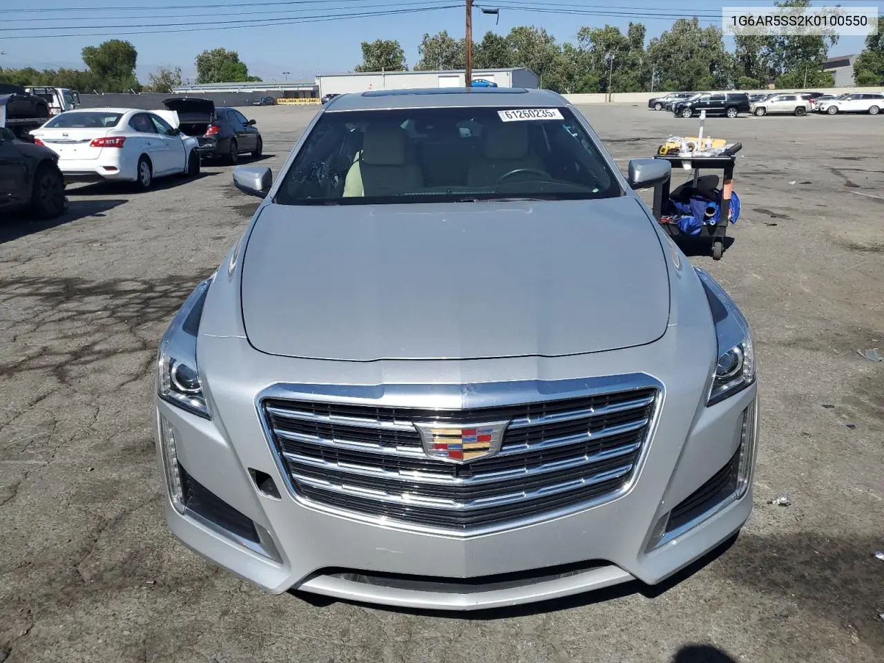 2019 Cadillac Cts Luxury VIN: 1G6AR5SS2K0100550 Lot: 61260235