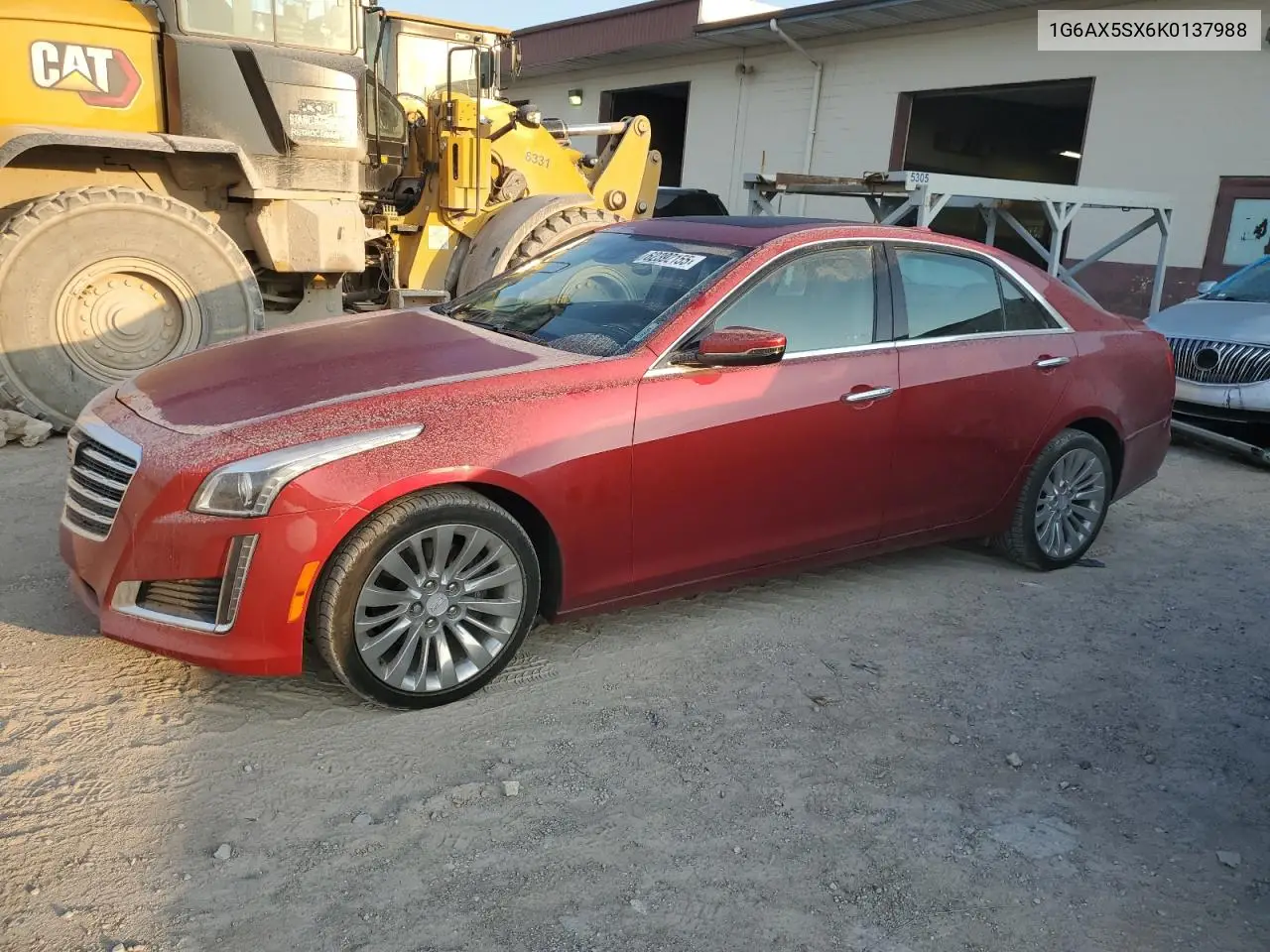 2019 Cadillac Cts Luxury VIN: 1G6AX5SX6K0137988 Lot: 62392155