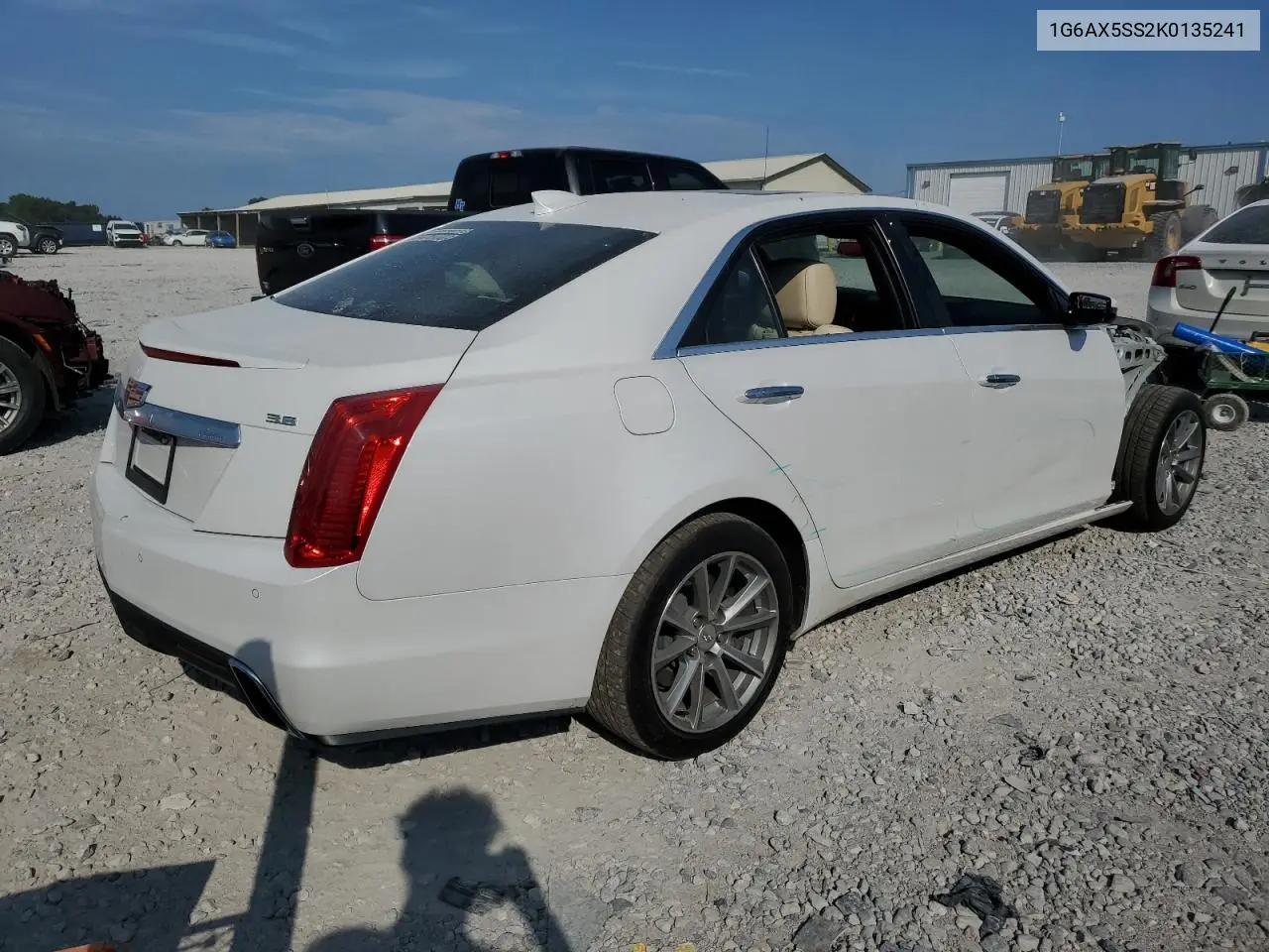2019 Cadillac Cts Luxury VIN: 1G6AX5SS2K0135241 Lot: 62457035