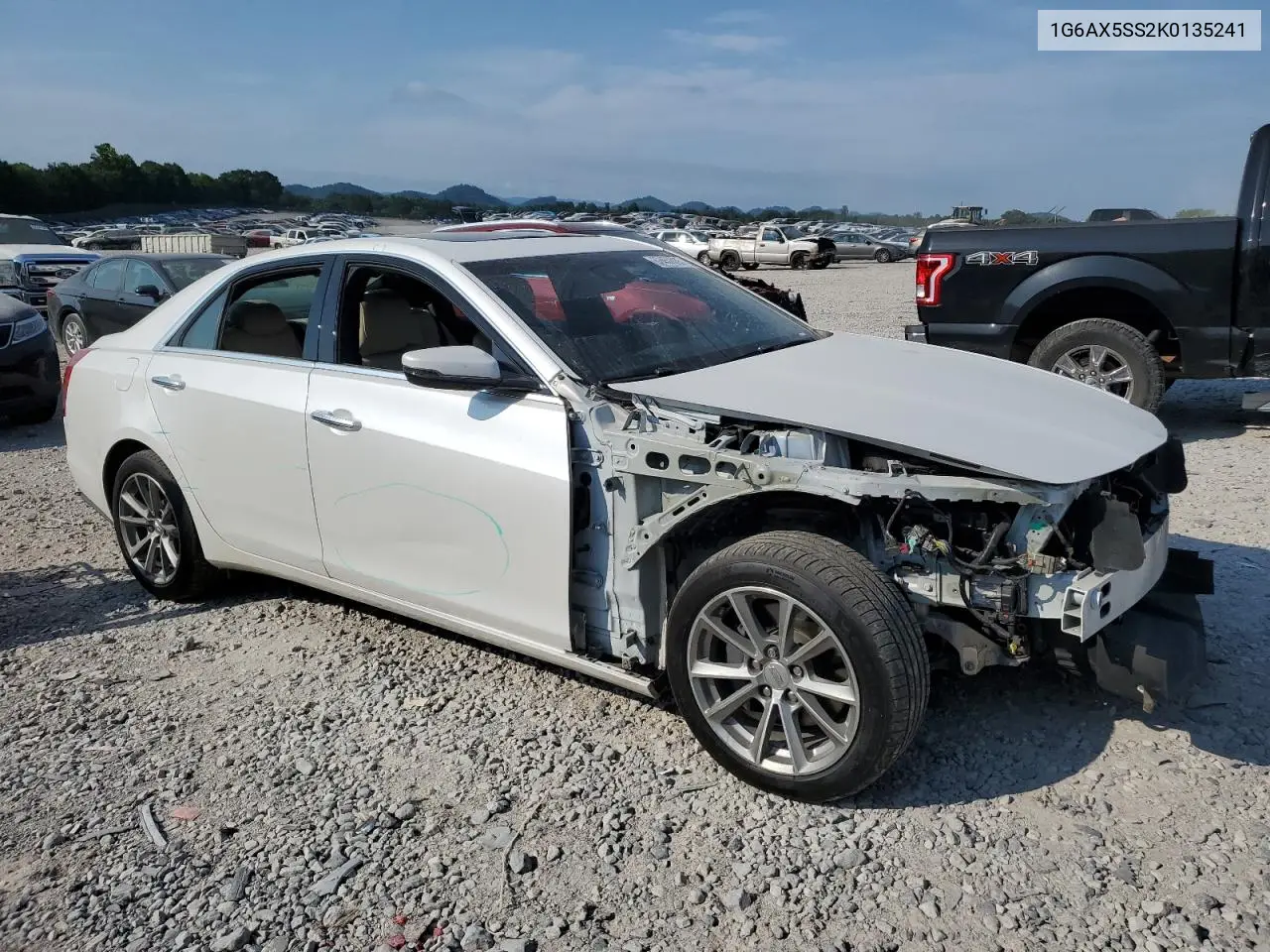 2019 Cadillac Cts Luxury VIN: 1G6AX5SS2K0135241 Lot: 62457035