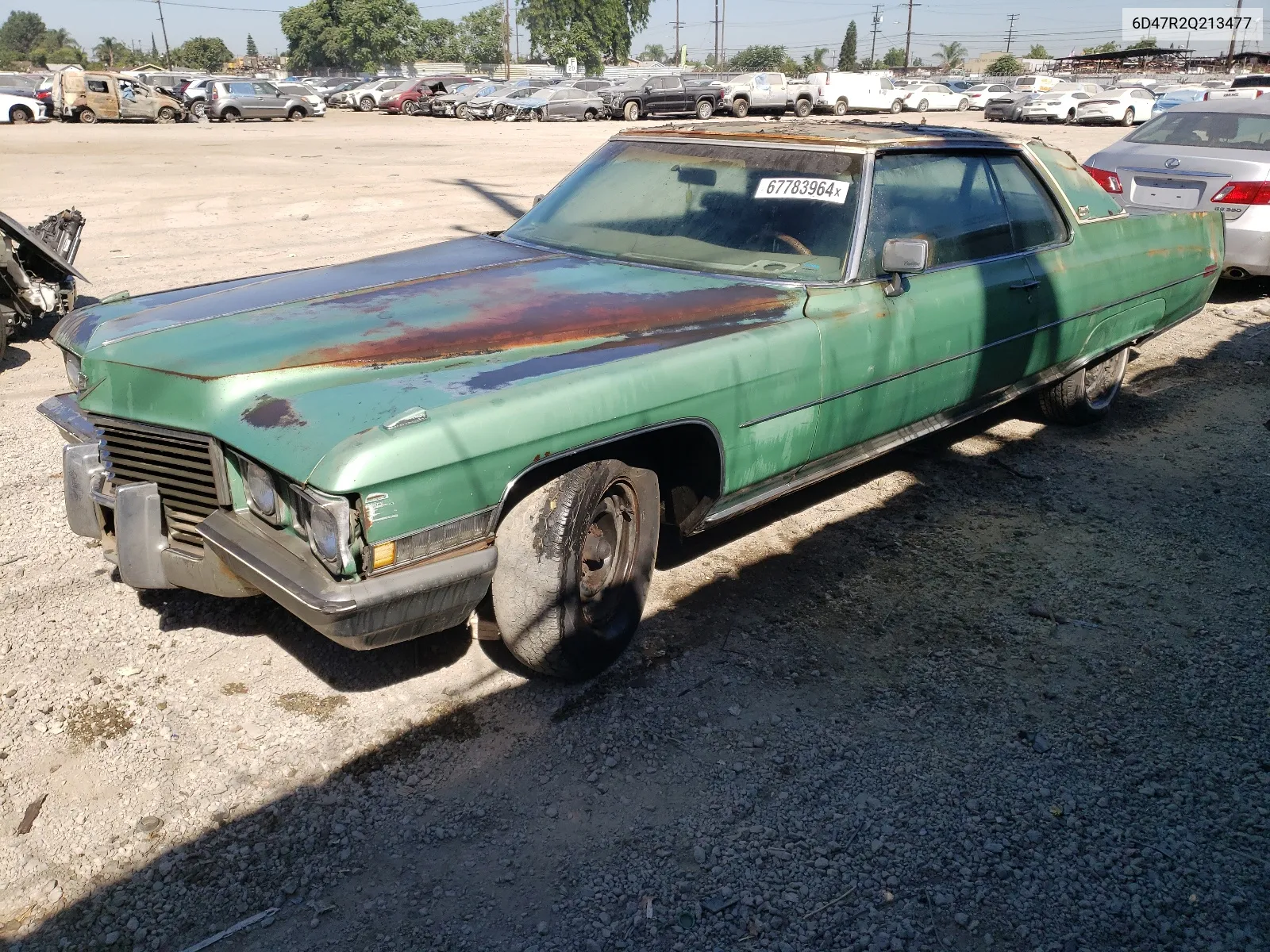 1972 Cadillac Deville VIN: 6D47R2Q213477 Lot: 67783964