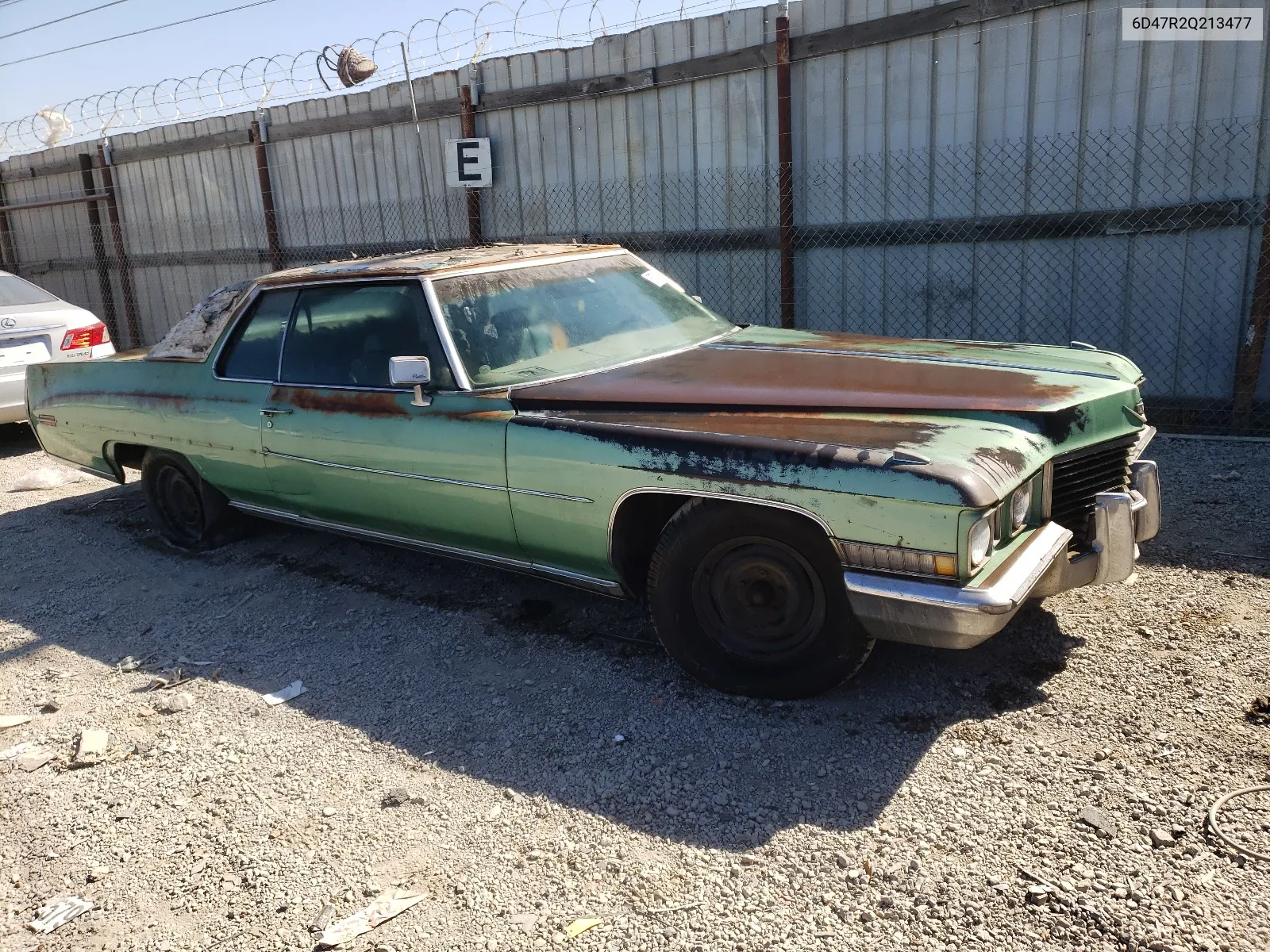 1972 Cadillac Deville VIN: 6D47R2Q213477 Lot: 67783964