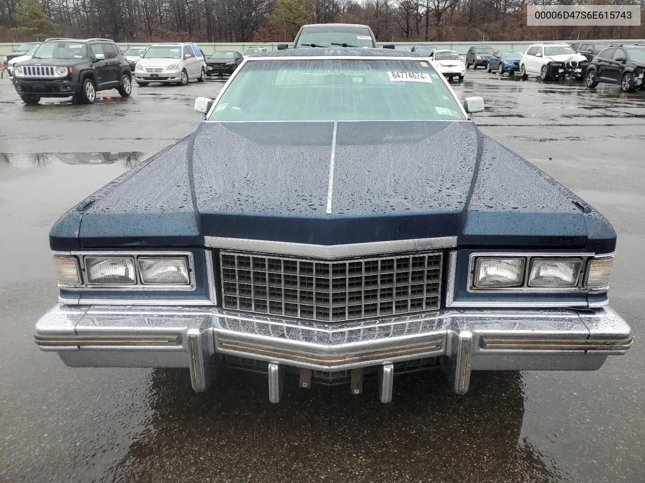 1976 Cadillac Deville VIN: 00006D47S6E615743 Lot: 84774674
