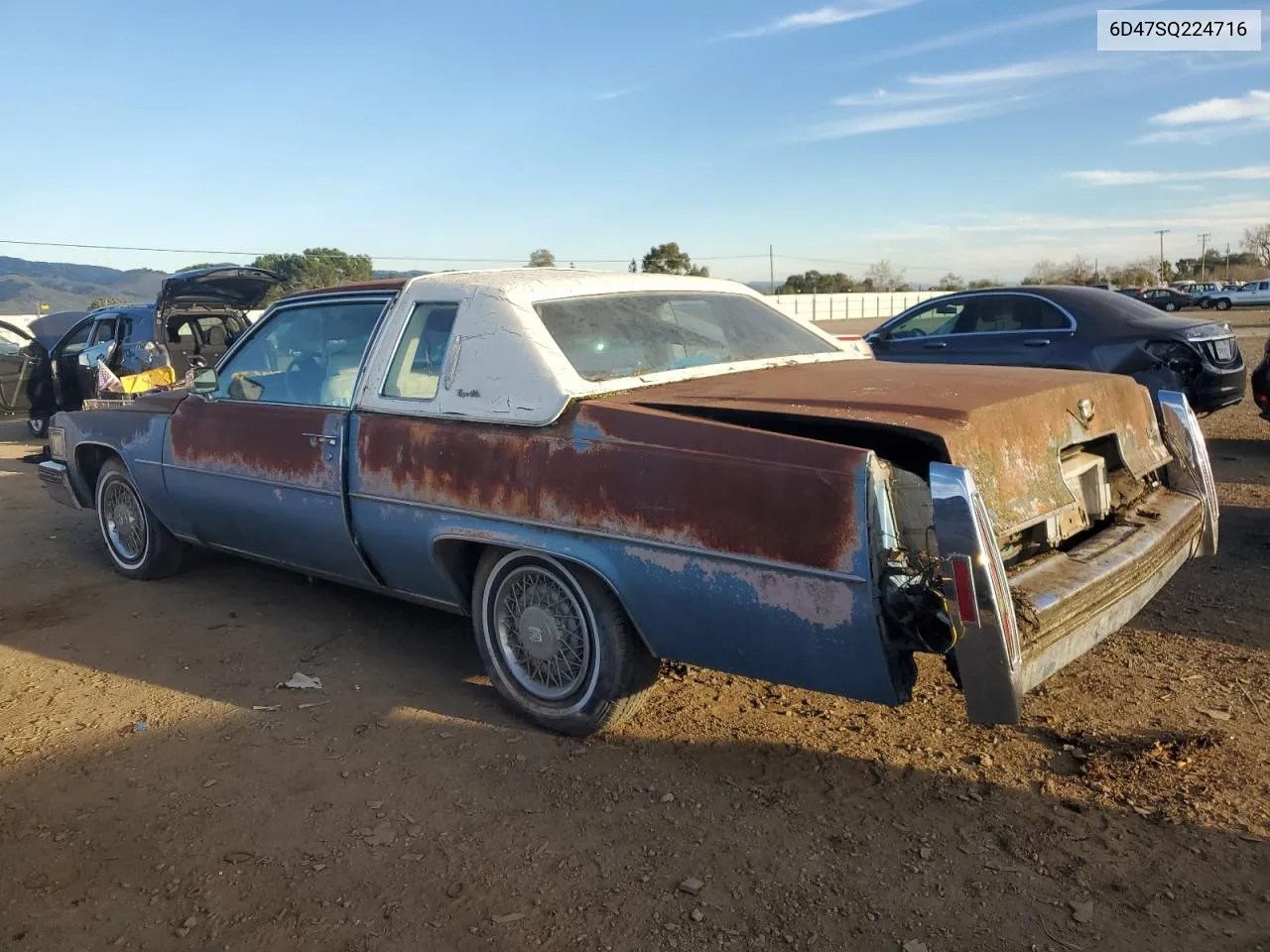 1978 Cadillac Deville VIN: 6D47SQ224716 Lot: 41907045