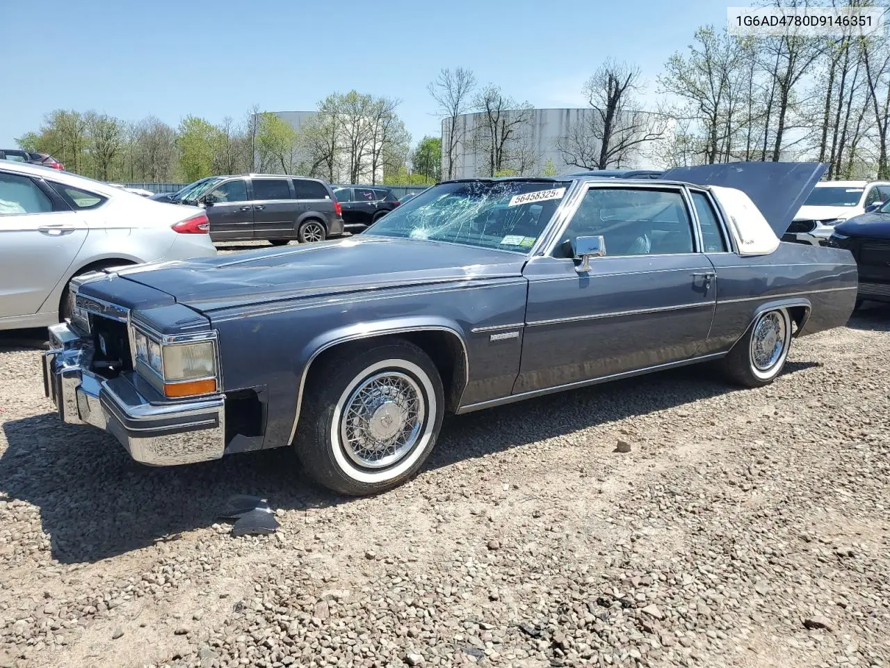 1983 Cadillac Deville VIN: 1G6AD4780D9146351 Lot: 56458325