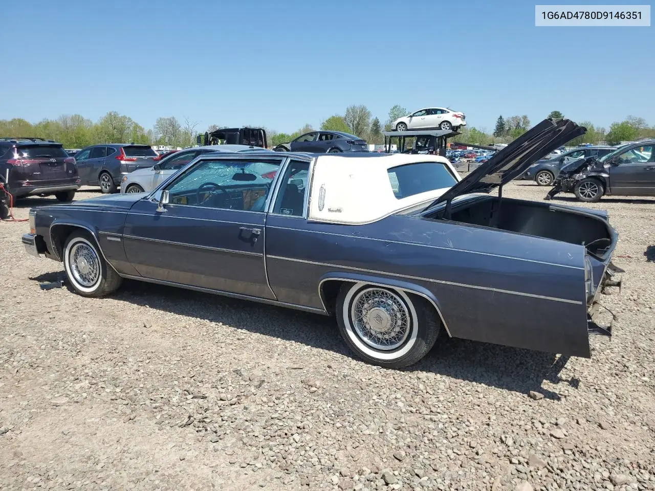 1983 Cadillac Deville VIN: 1G6AD4780D9146351 Lot: 56458325