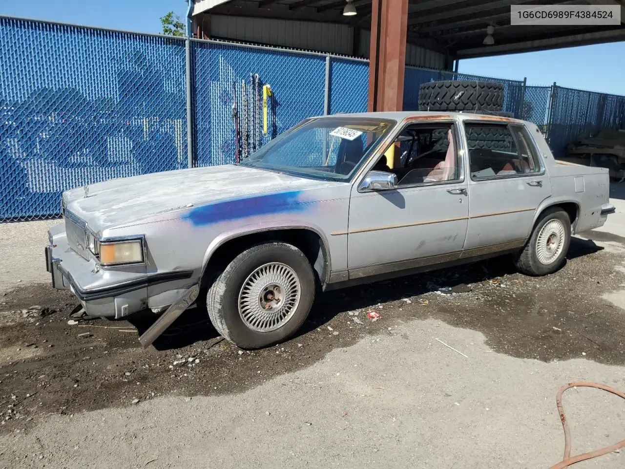 1985 Cadillac Deville VIN: 1G6CD6989F4384524 Lot: 50196345