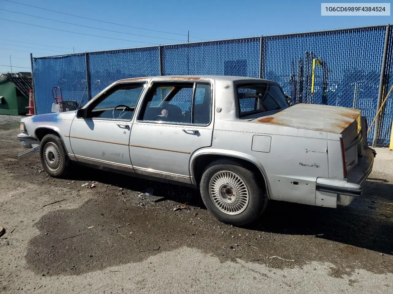 1985 Cadillac Deville VIN: 1G6CD6989F4384524 Lot: 50196345