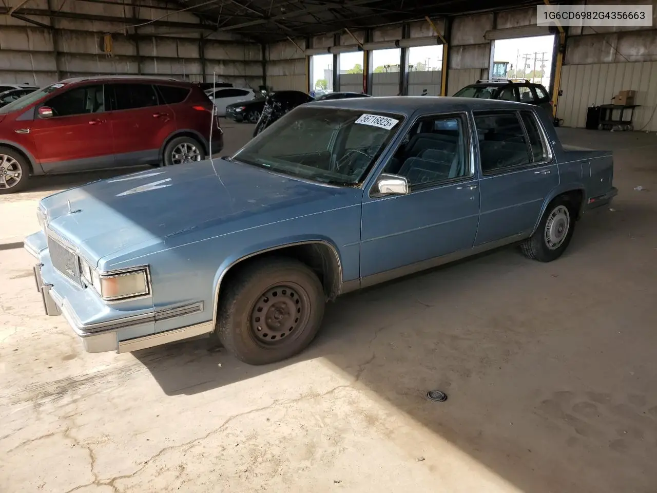 1986 Cadillac Deville Base VIN: 1G6CD6982G4356663 Lot: 56716825