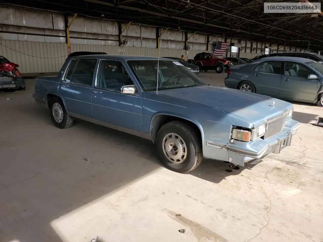 1986 Cadillac Deville Base VIN: 1G6CD6982G4356663 Lot: 56716825