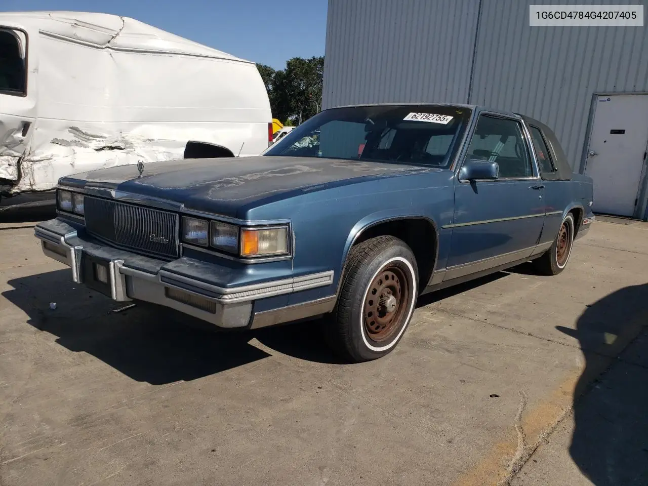1986 Cadillac Deville Base VIN: 1G6CD4784G4207405 Lot: 62192755