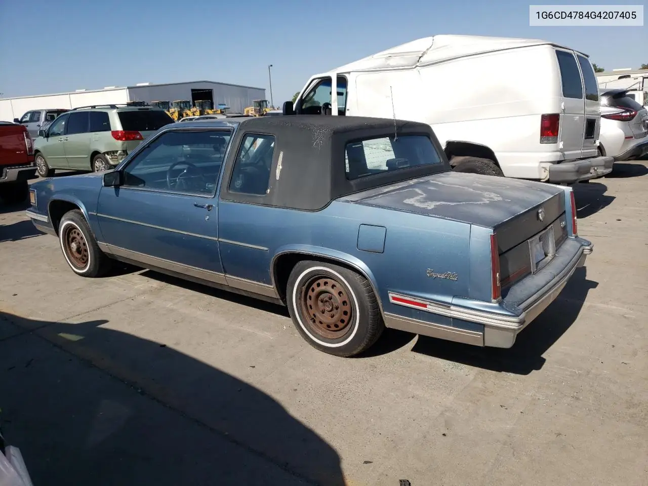 1986 Cadillac Deville Base VIN: 1G6CD4784G4207405 Lot: 62192755