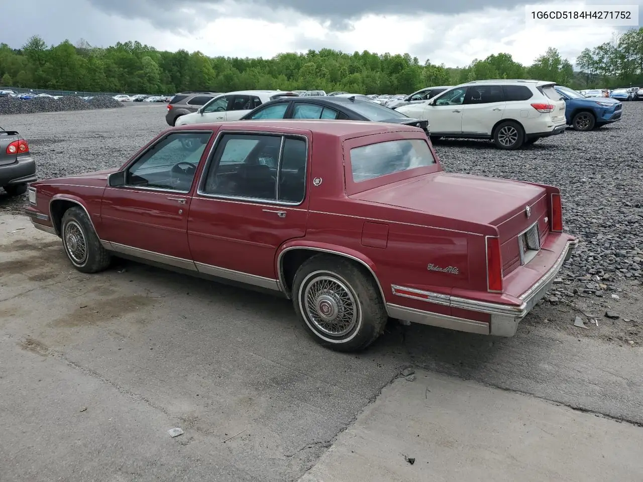 1987 Cadillac Deville VIN: 1G6CD5184H4271752 Lot: 57408765