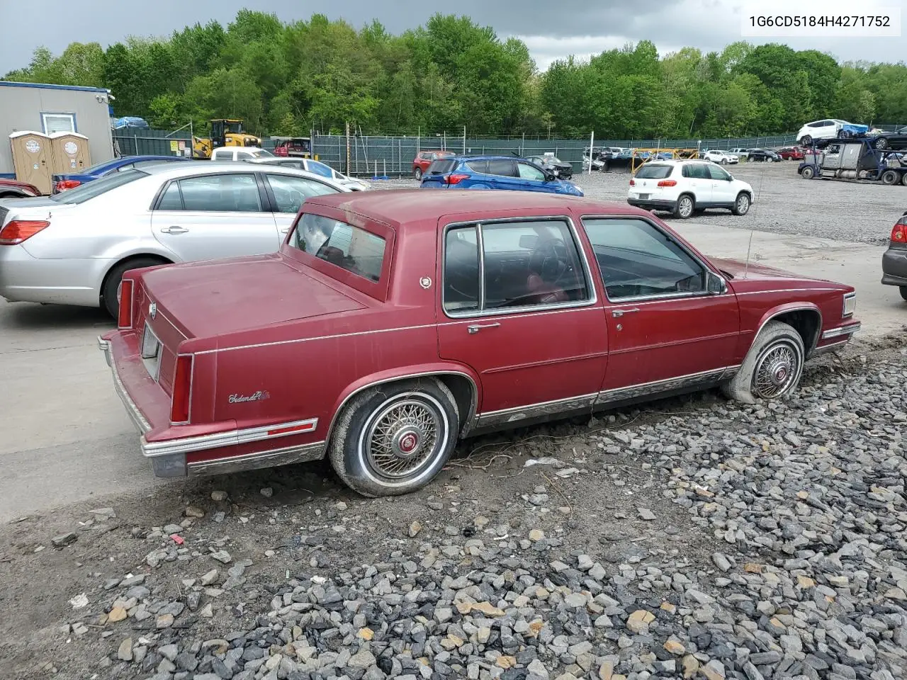 1987 Cadillac Deville VIN: 1G6CD5184H4271752 Lot: 57408765