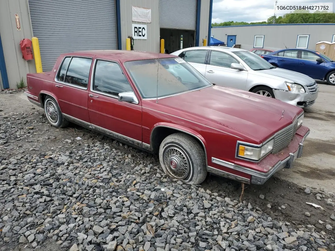 1987 Cadillac Deville VIN: 1G6CD5184H4271752 Lot: 57408765