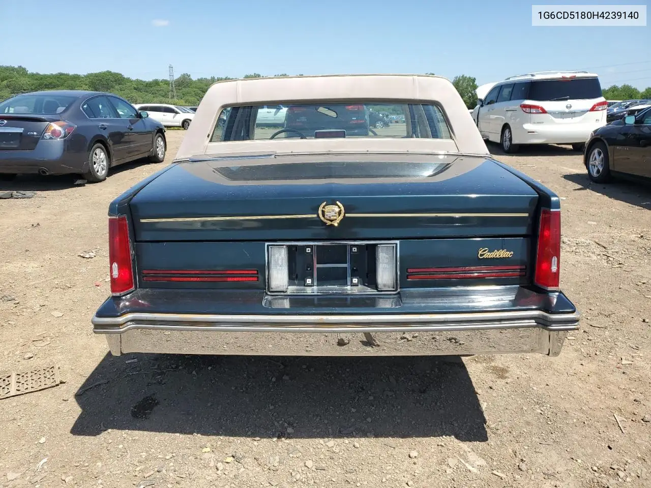 1987 Cadillac Deville VIN: 1G6CD5180H4239140 Lot: 61236165