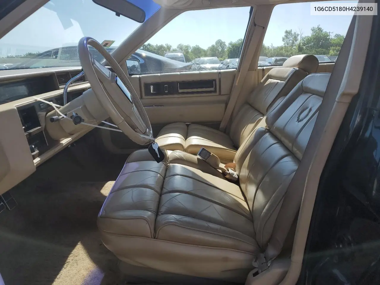 1987 Cadillac Deville VIN: 1G6CD5180H4239140 Lot: 61236165