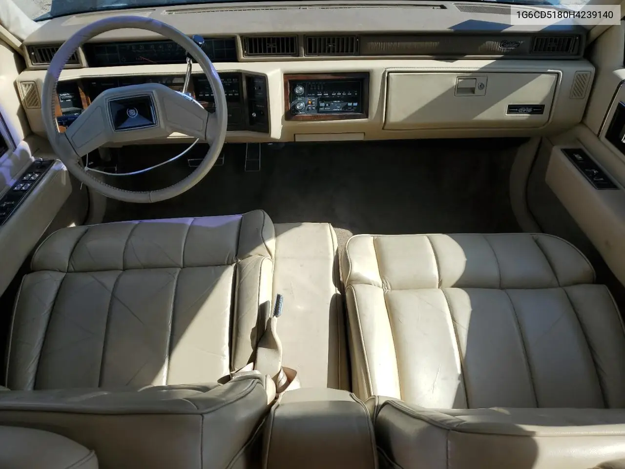 1987 Cadillac Deville VIN: 1G6CD5180H4239140 Lot: 61236165