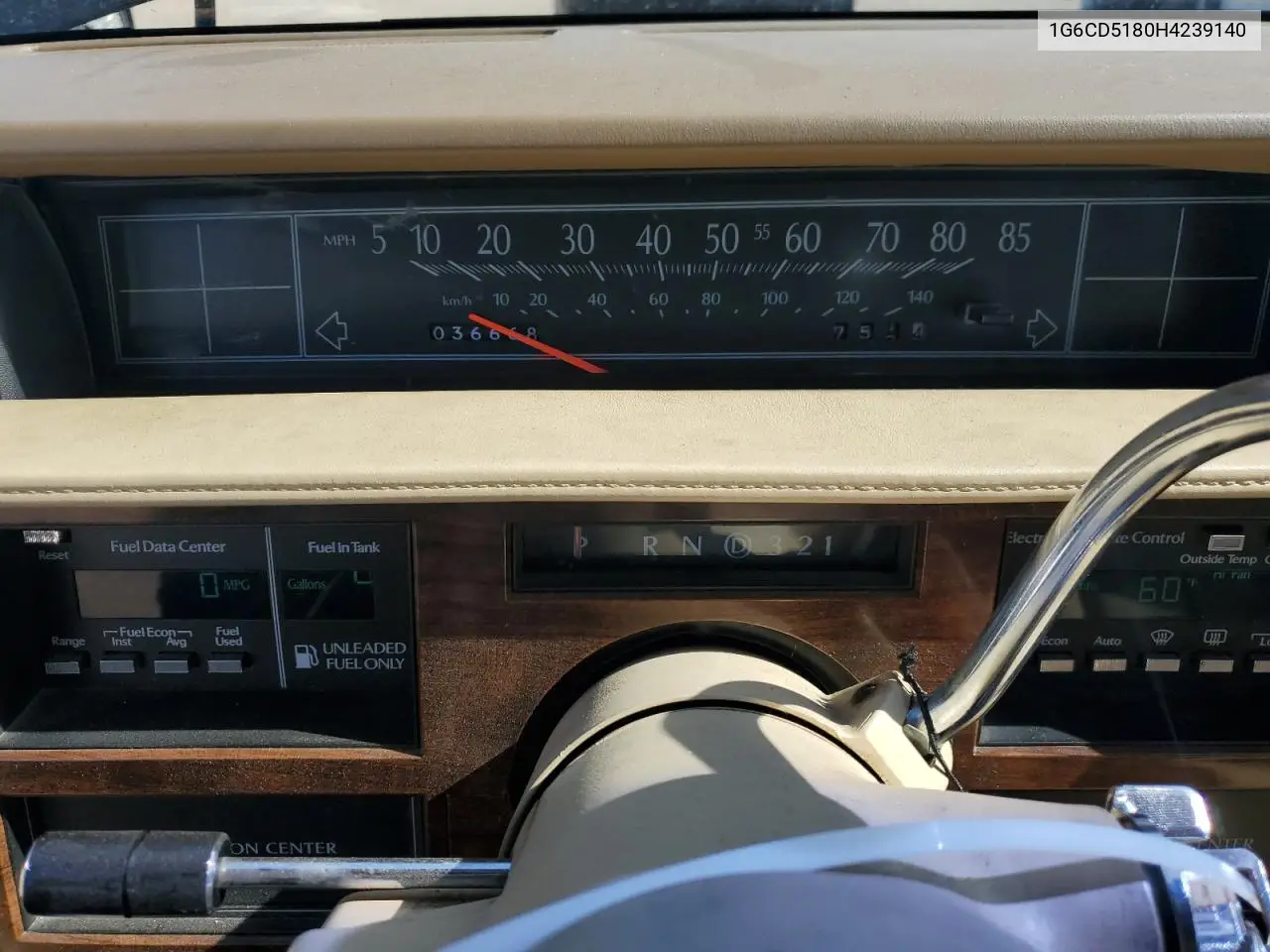 1987 Cadillac Deville VIN: 1G6CD5180H4239140 Lot: 61236165