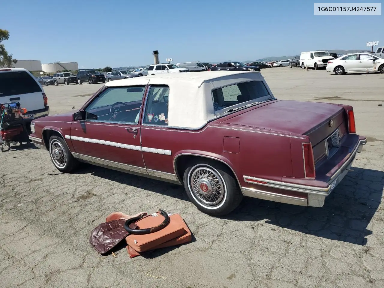 1988 Cadillac Deville VIN: 1G6CD1157J4247577 Lot: 53379785