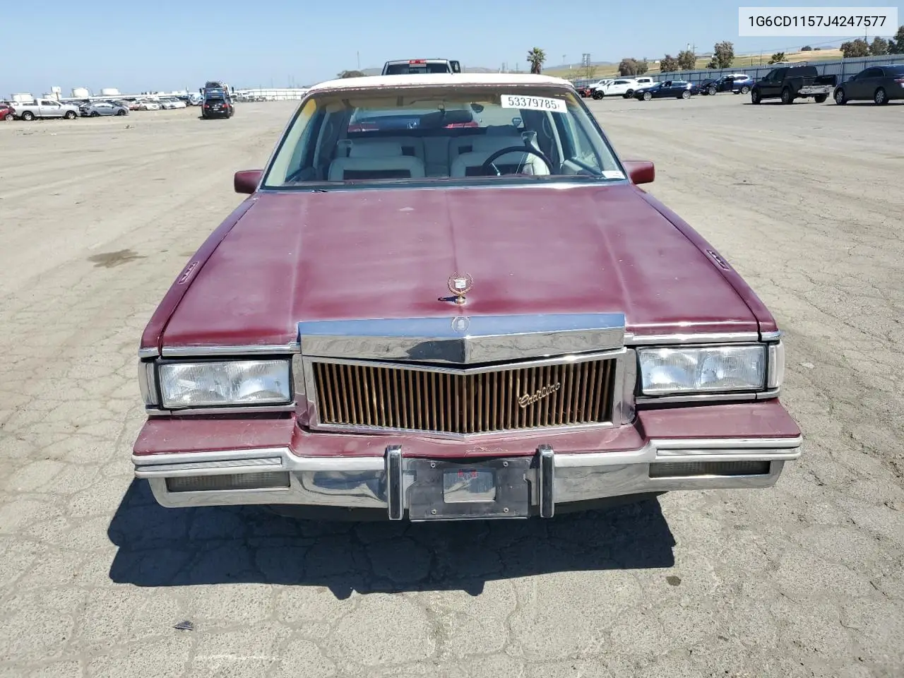 1988 Cadillac Deville VIN: 1G6CD1157J4247577 Lot: 53379785