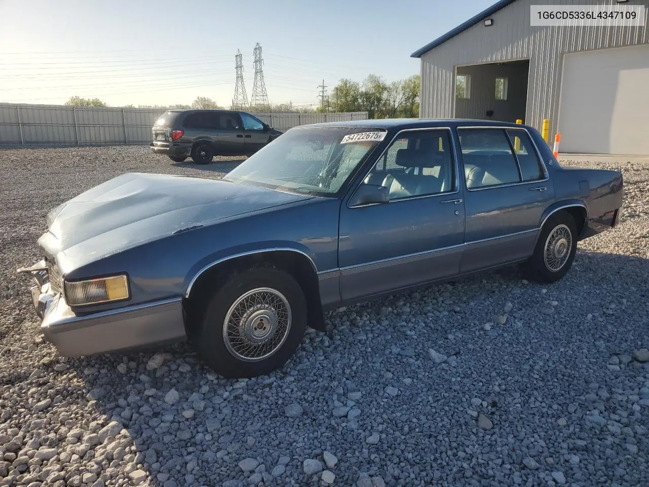 1990 Cadillac Deville VIN: 1G6CD5336L4347109 Lot: 54722675