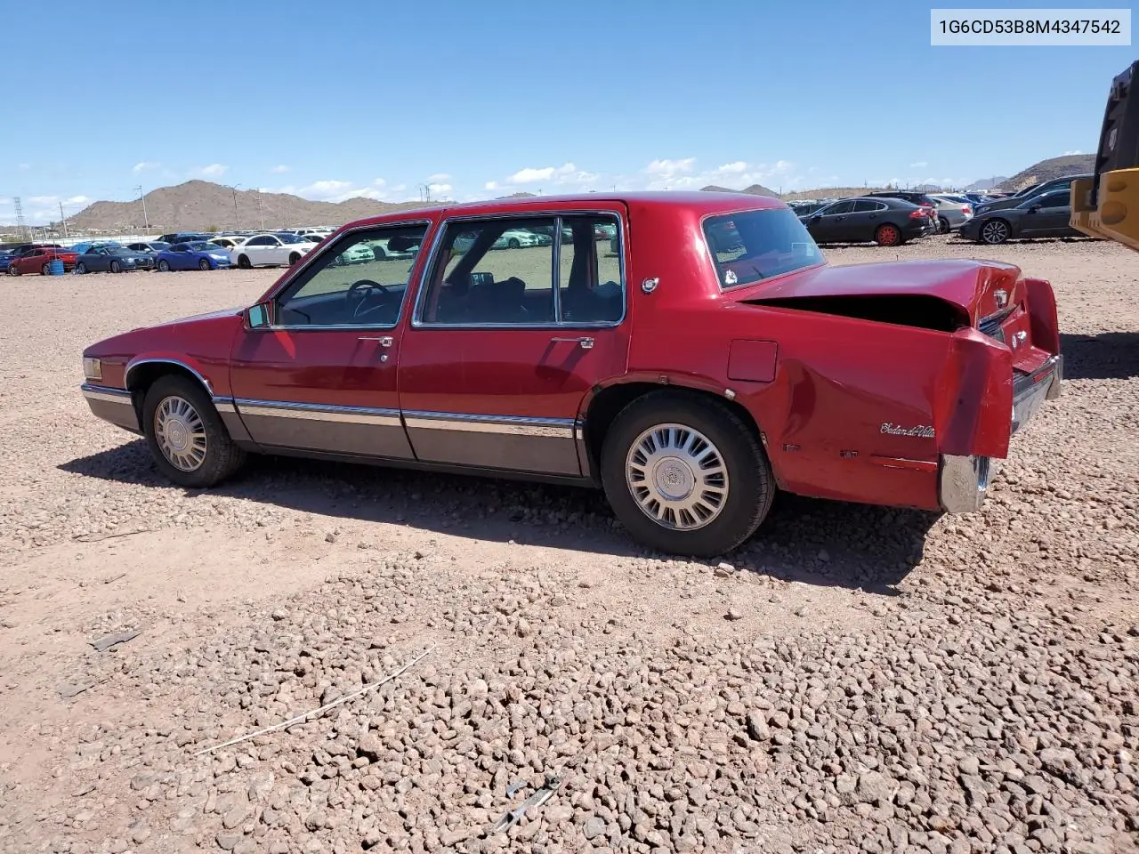 1991 Cadillac Deville VIN: 1G6CD53B8M4347542 Lot: 48966595