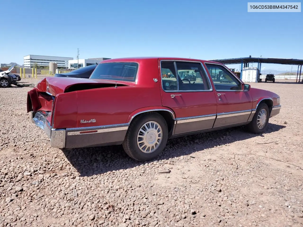 1991 Cadillac Deville VIN: 1G6CD53B8M4347542 Lot: 48966595