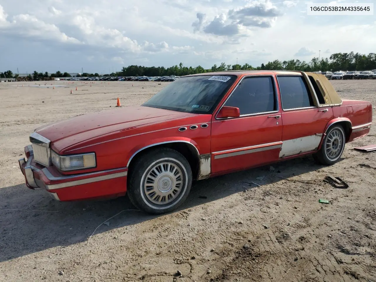 1991 Cadillac Deville VIN: 1G6CD53B2M4335645 Lot: 53390805