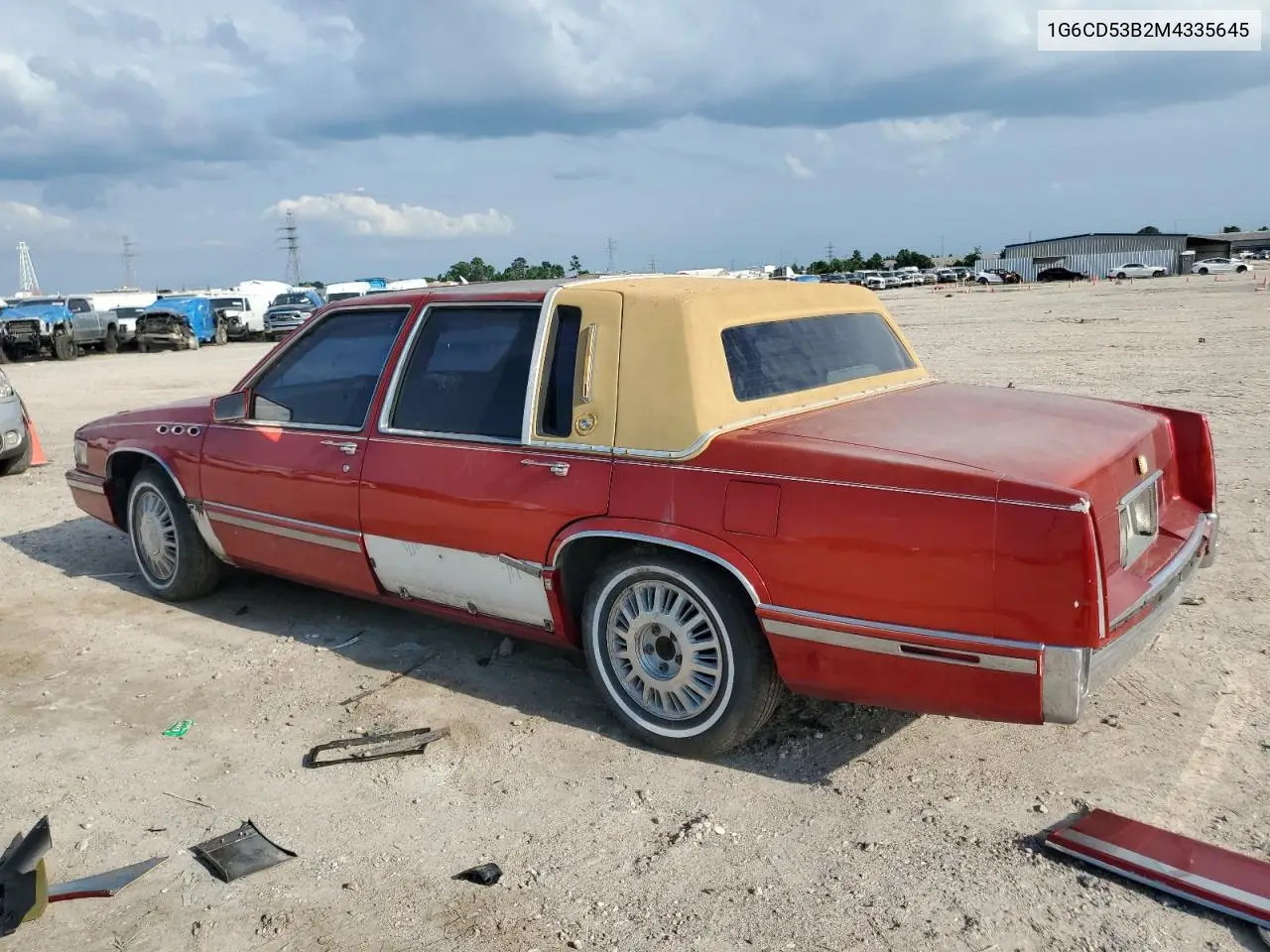 1991 Cadillac Deville VIN: 1G6CD53B2M4335645 Lot: 53390805