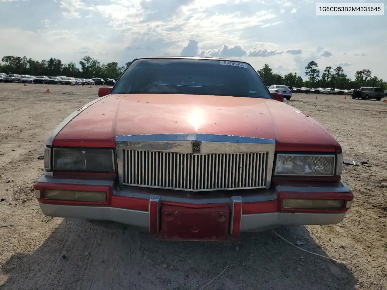 1991 Cadillac Deville VIN: 1G6CD53B2M4335645 Lot: 53390805