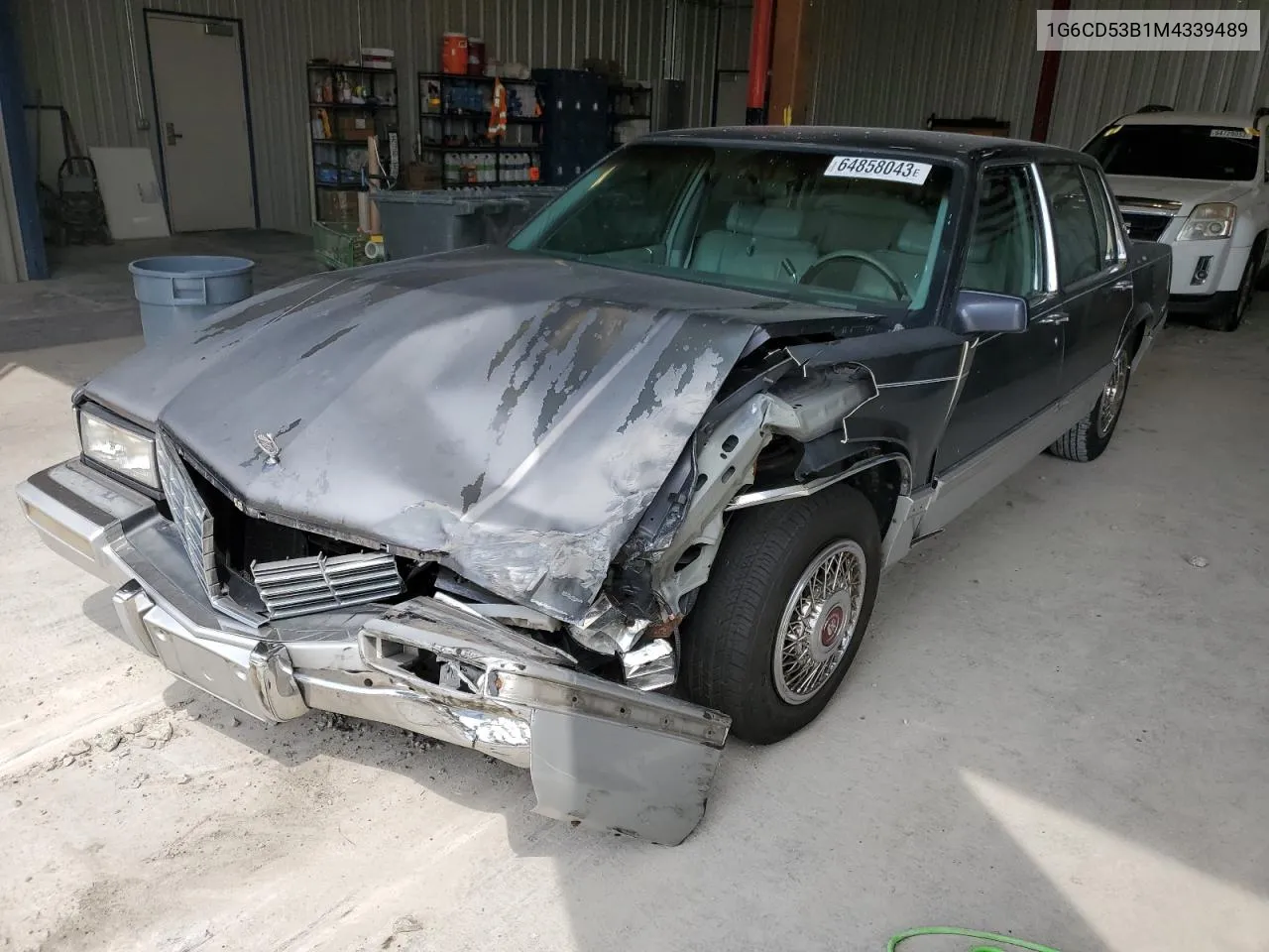 1991 Cadillac Deville VIN: 1G6CD53B1M4339489 Lot: 64858043