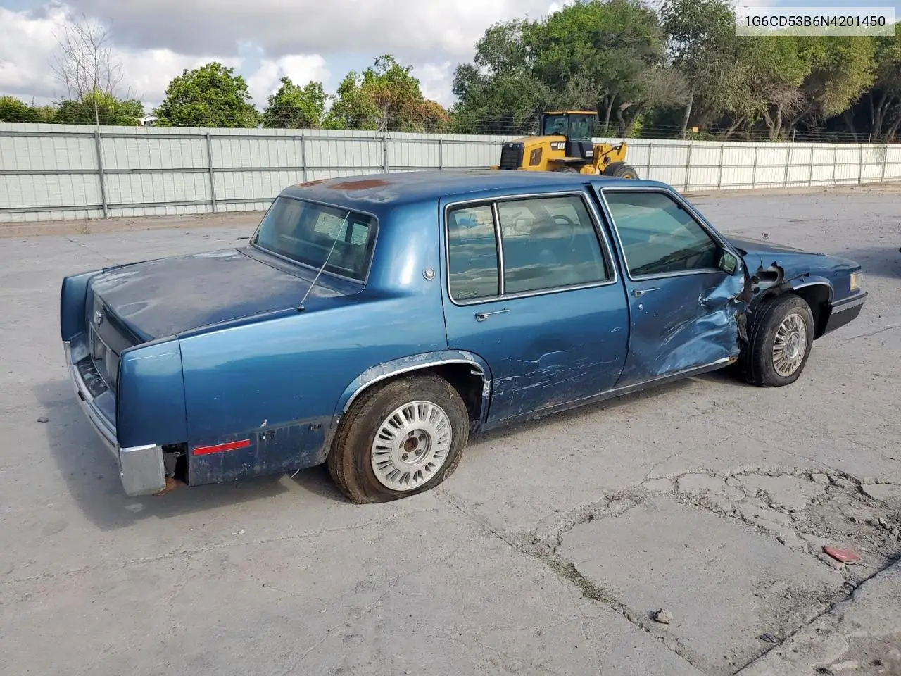 1992 Cadillac Deville VIN: 1G6CD53B6N4201450 Lot: 59516055