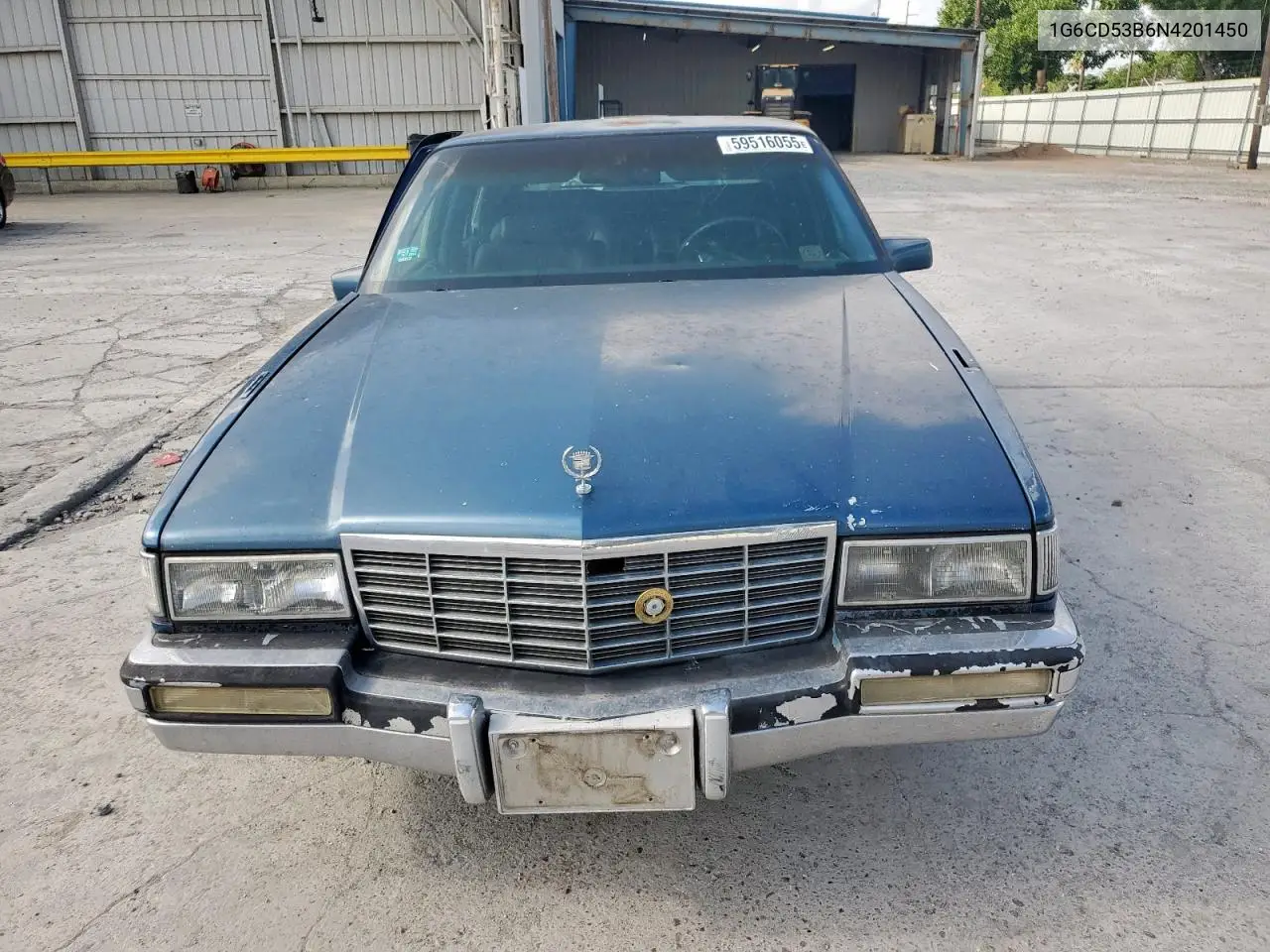 1992 Cadillac Deville VIN: 1G6CD53B6N4201450 Lot: 59516055