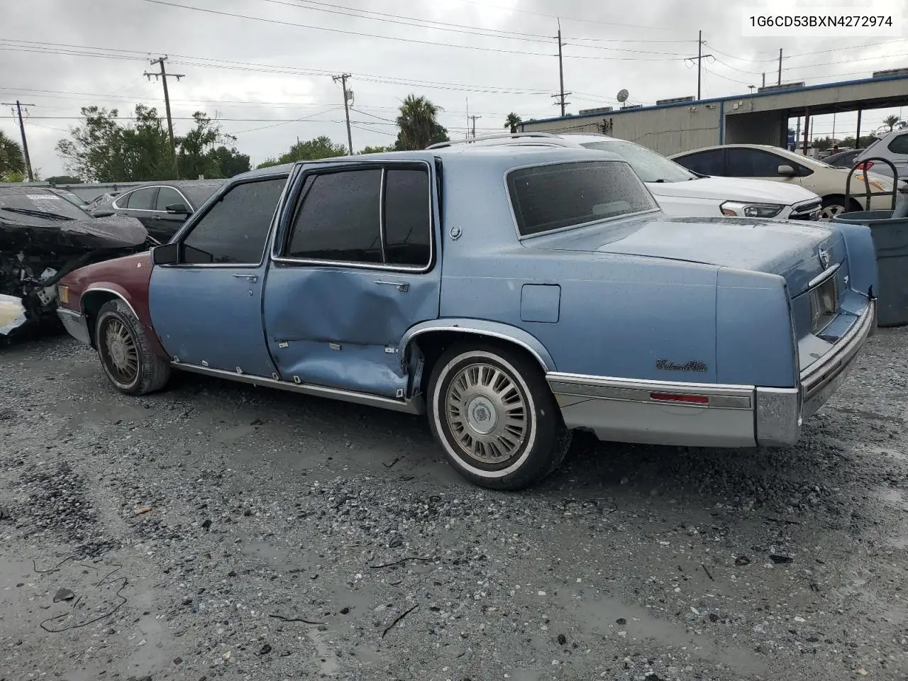 1992 Cadillac Deville VIN: 1G6CD53BXN4272974 Lot: 59730635