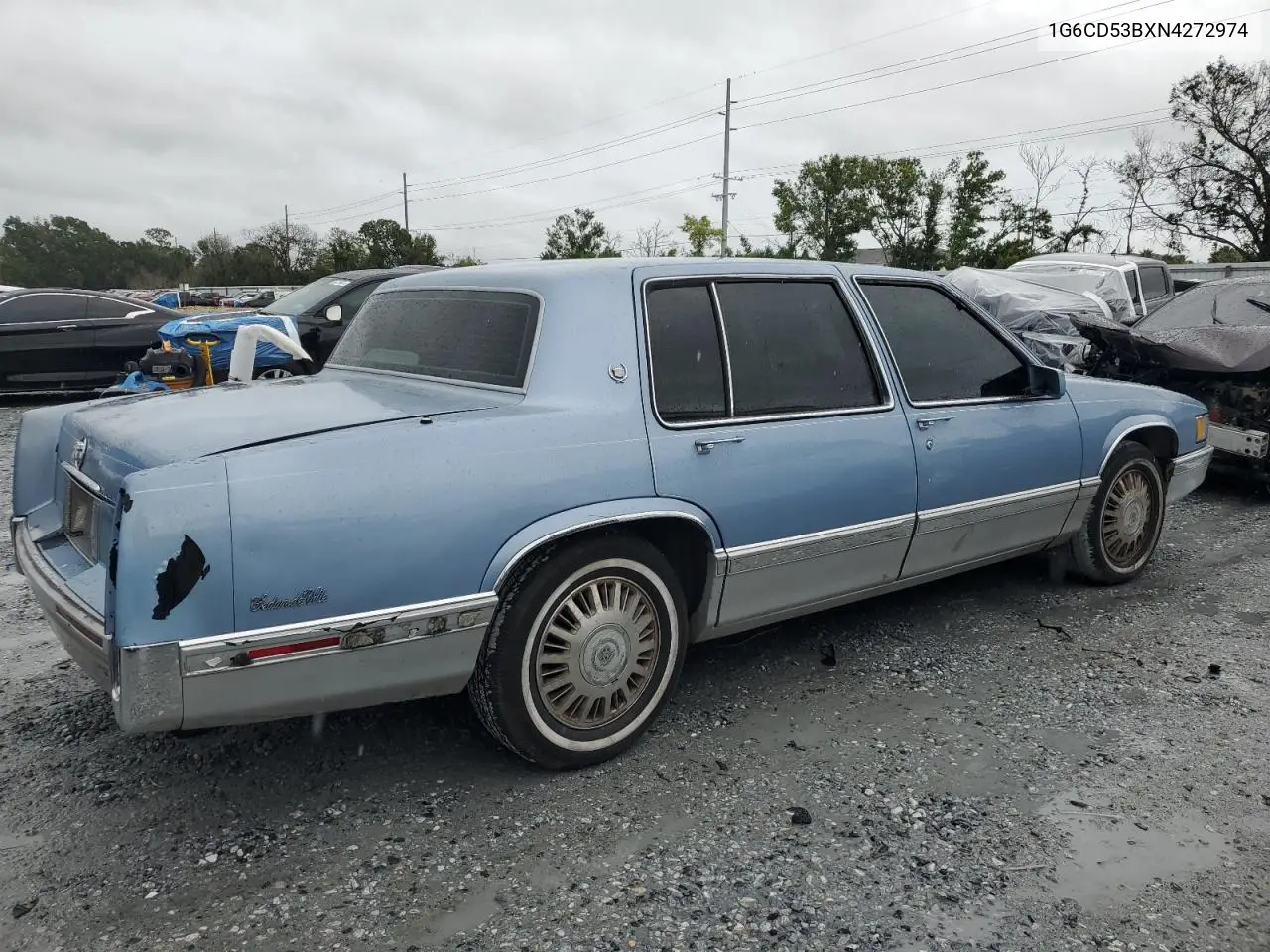 1992 Cadillac Deville VIN: 1G6CD53BXN4272974 Lot: 59730635