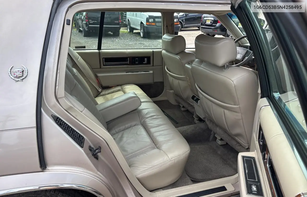 1992 Cadillac Deville VIN: 1G6CD53B5N4258495 Lot: 63425735