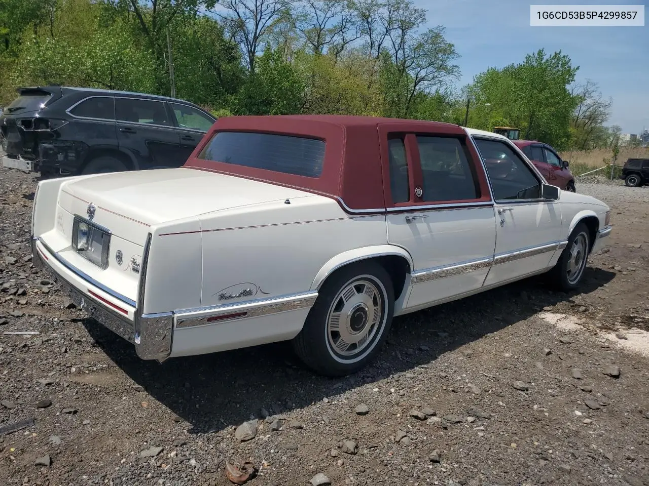 1993 Cadillac Deville VIN: 1G6CD53B5P4299857 Lot: 55495845