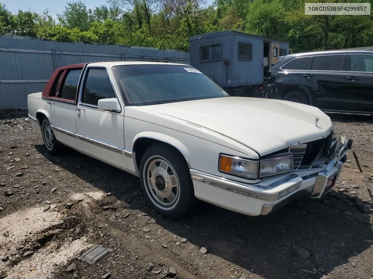 1993 Cadillac Deville VIN: 1G6CD53B5P4299857 Lot: 55495845