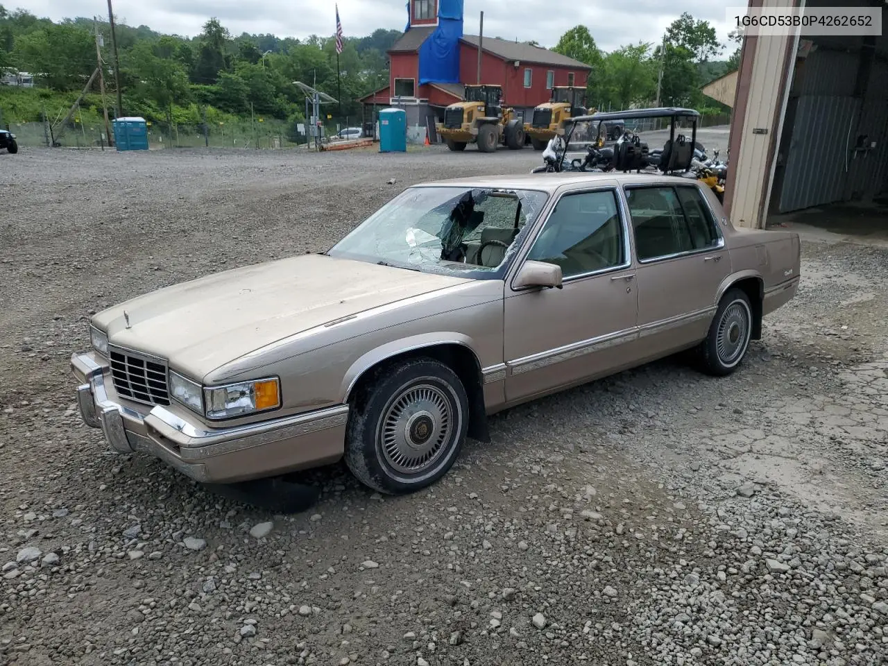 1993 Cadillac Deville VIN: 1G6CD53B0P4262652 Lot: 60548835