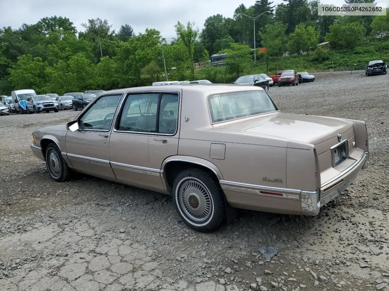 1993 Cadillac Deville VIN: 1G6CD53B0P4262652 Lot: 60548835