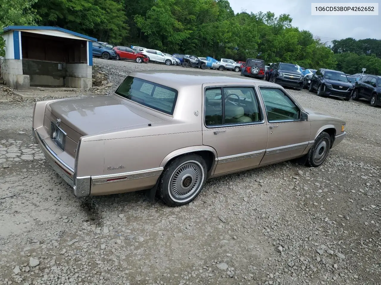 1993 Cadillac Deville VIN: 1G6CD53B0P4262652 Lot: 60548835